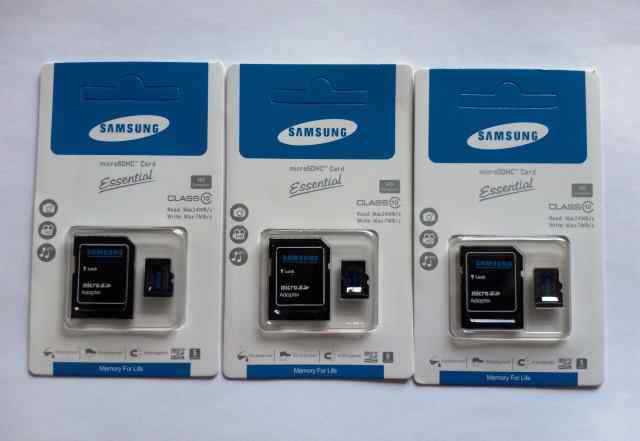 MicroSD карты Samsung 16.32.64Гб Class 10