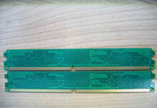 Оперативная память DDR2 2GB Transcend low profile