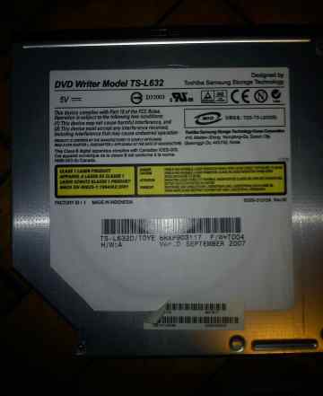DVD-RW привод IDE для ноутбука ts-l632