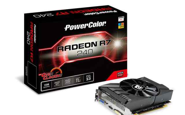PowerColor R7 240 1GB gddr5 OC (AXR7 240 1GBD5-HV)