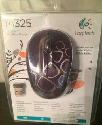 Logitech m325 новая в упаковке темно-фиолетовая