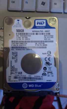 HDD SATA 500gb wd5000lpvx 2.5