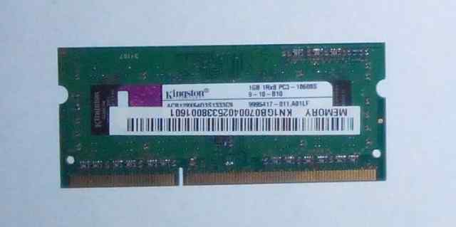 DDR2 Kingston 1GB PC3-10600S sodimm