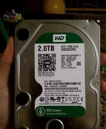 Жёсткий диск WD green 2tb