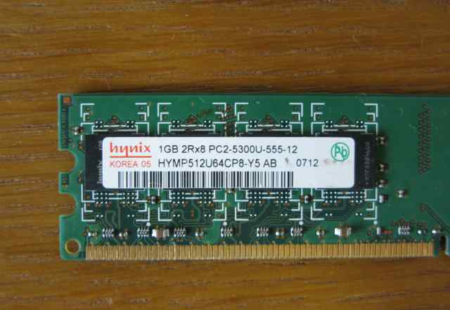 Оперативная память Hynix 1GB DDR-II, 2 плашки