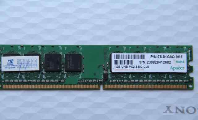 DDR2 Apacer 1GB UNB PC2-5300 CL5