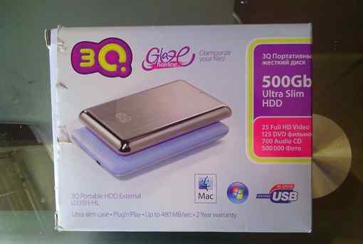 Внешний жесткий диск HDD 3Q Glaze Hairline 3qhdd-U