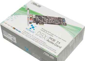 Звуковая карта PCI-E asus Xonar DSX, 7.1, Ret