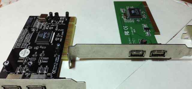 Контроллеры PCI USB (VT6202, OPTi FireLink 82C861)