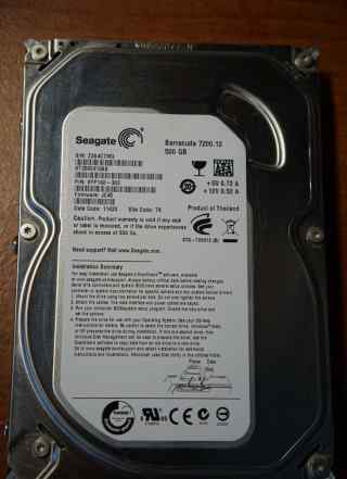 Внутренний жесткий диск Seagate ST3500413AS 500 Гб