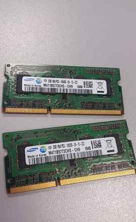 Samsung m471b5773chs-ch9 2x2Gb DDR3 1333мгц