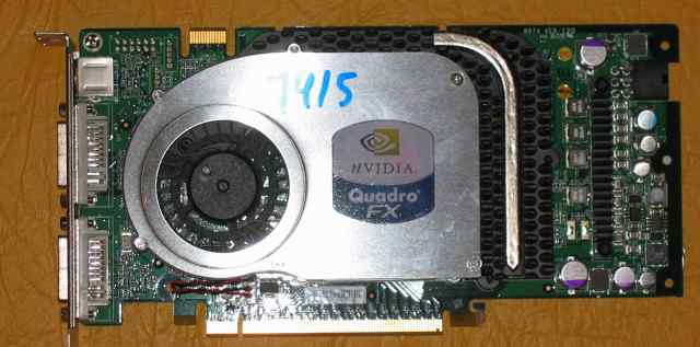 Видеокарта nvidia quadro FX 3400 25Мб PCI