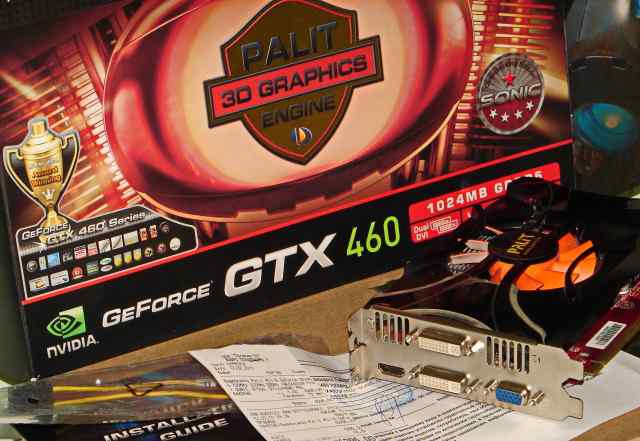 Palit GeForce GTX460 1024mb gddr5 sonic