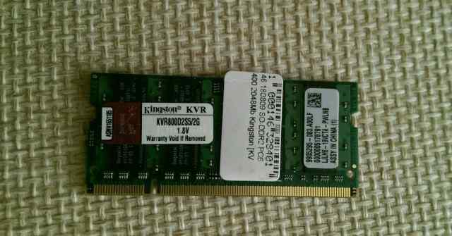 Память для ноутбука Kingston 2GB 6400 Мб/с DDR2