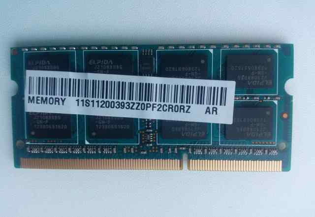 Sodimm память для ноутбука DDR3 4GB PC3-12800 1600