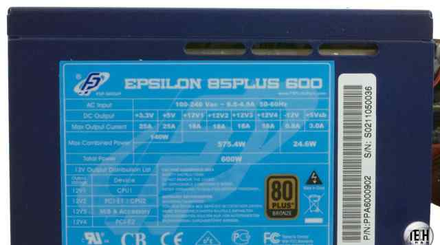 Блок питания FSP Group Epsilon 600w