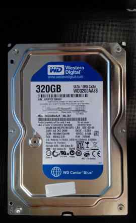 Жесткий диск HDD WD3200aajs 320гб Тест ок