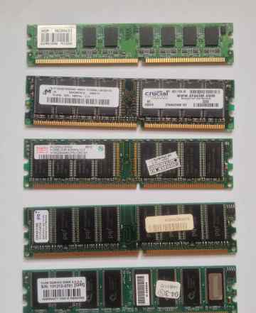 DDR 1 pc3200 - 10 планок по 512mb