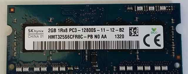 Hynix DDR3L 1600 SO-dimm 2Gb 12800S