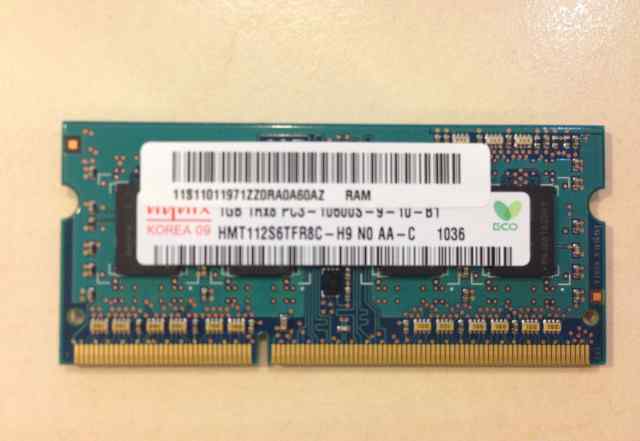 Память для ноутбука DDR3 Hynix 1Gb SO-dimm