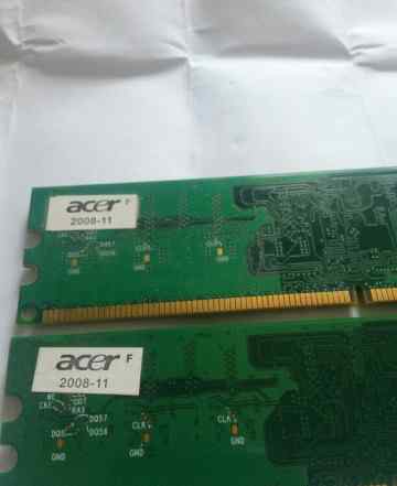Оперативная память DDR2 800 MHz 2x1Gb