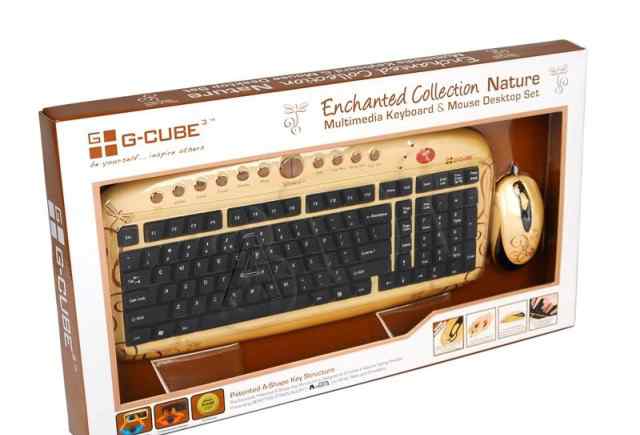 Комплект клавиатура и мышь G-cube gkse-2728N