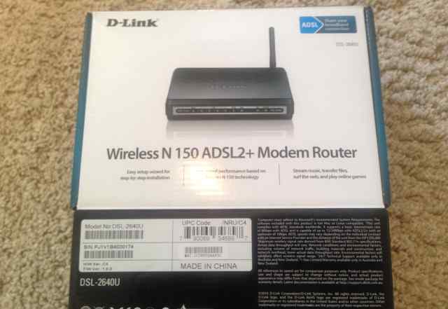 Wi-Fi роутер D-Link DSL-2640