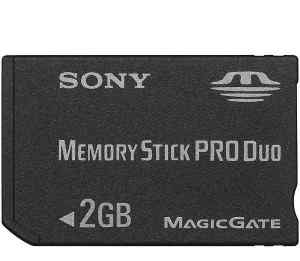 Sony Memory Stick PRO Duo Japan 2Gb и 4Gb