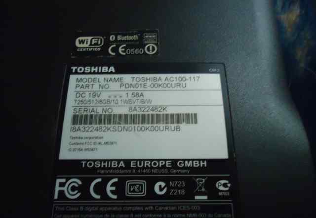 Нетбук Toshiba AC100-117