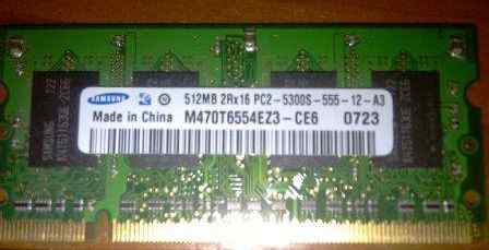 DDR2 2x512mb sodimm