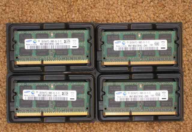 Модули памяти Samsung 2GB 2Rx8 PC3-10600S-09-10-F2