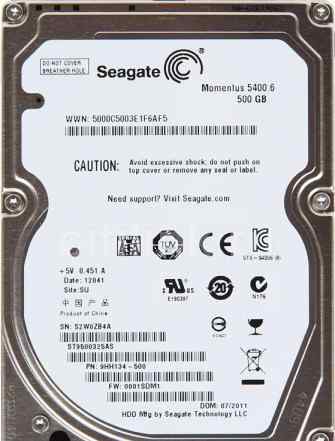 Жесткий диск Seagate 5400.6 ST9500325AS 500GB