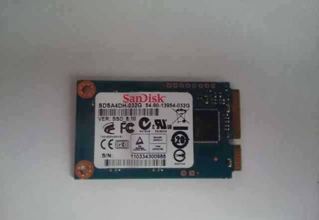 Жесткий диск msata SSD 32 Gb