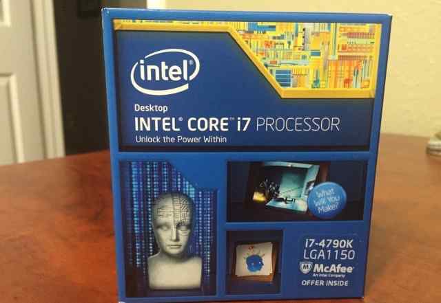 Intel Core i7 4790K в коробках, гарантия