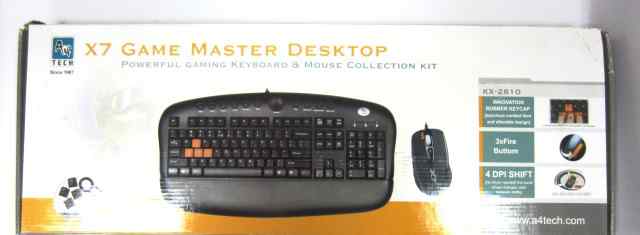 Игровой набор A4tech KX-2810 (клавиатура и мышь)