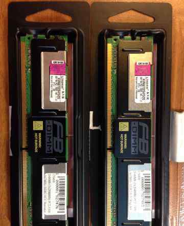 Оперативная память DDR2 FB-dimm 667мгц, 3x2гб, ECC