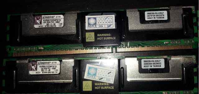 DDR2 FB-dimm KVR667D2D8F5 667MHZ PC-5300 ECC 1GB