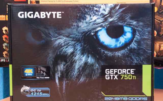 Новая gigabyte GTX750Ti, 2048мб, gddr5, Retail