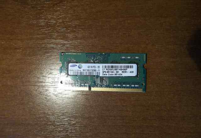 Память для ноутбука Samsung DDR3L 4Gb SO-dimm