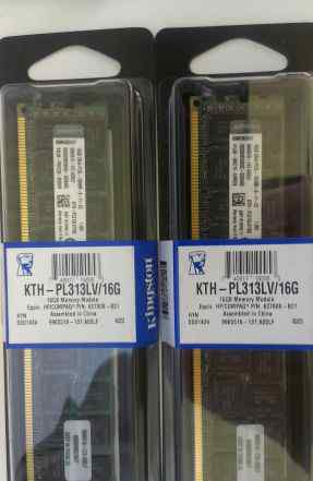 DDR3 16GB серверная новая Kingston KTH-PL313LV/16G