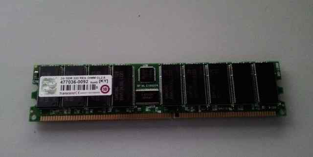 Серверная память Transcend DDR 333 мгц 2 Гб