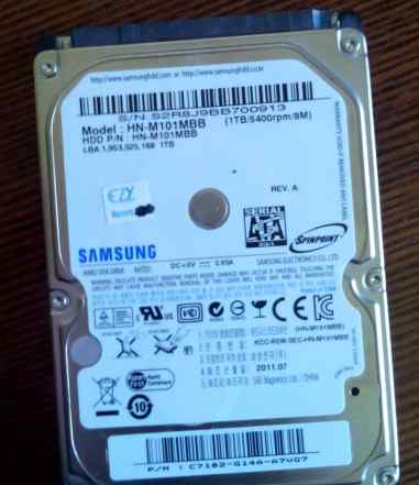 Samsung HN-M101MBB 1Tb 2.5"
