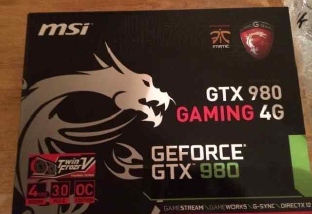 MSI Geforce GTX 980 оригиналы, гарантия, есть док