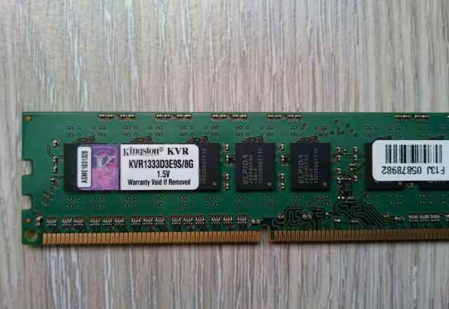 Kingston 8GB/DDR3-1333MHz/ECC