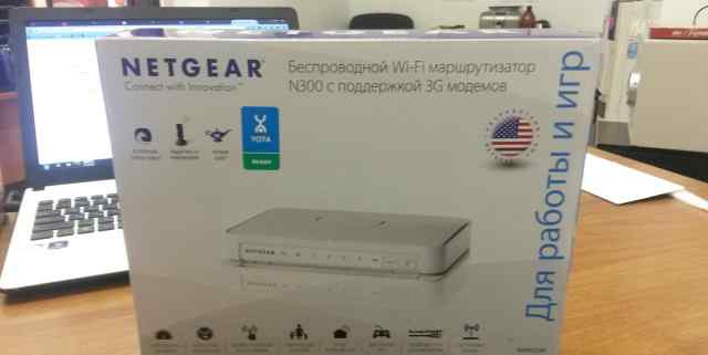 Беспроводной WiFi роутер Netgear WNR2200 N300 Yota