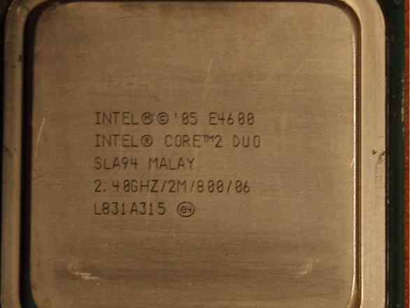 Intel Core 2 Duo e4600