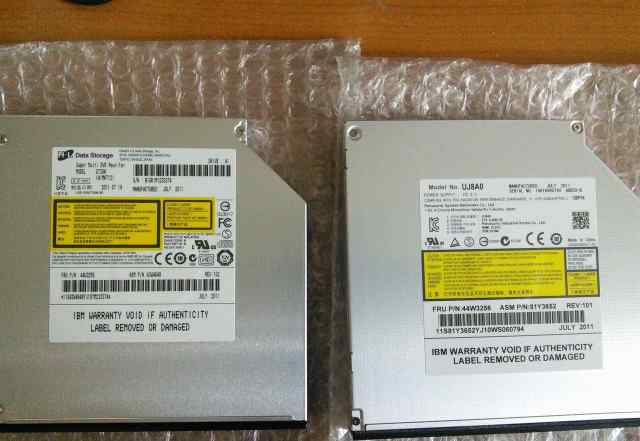  два DVD-RW SATA slim привода для ноутбуков