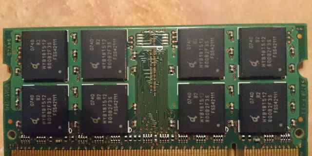 Память для ноутбука 1 GB SO-dimm 200 pin PC2-5300S