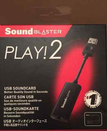 Звуковая карта USB Sound Blaster Play 2