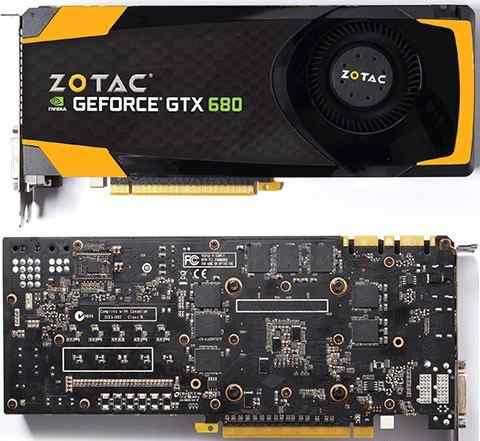 Nvidia GeForce GTX 680 2048M Zotac